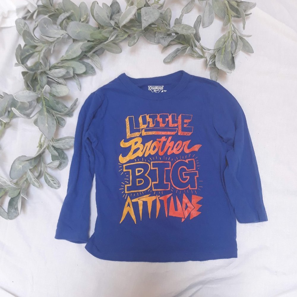 OshKosh B'gosh Shirt, 4T Little Brother Blue